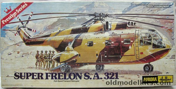 Heller 1/35 Super Frelon SA321 - Israeli / French Navy or Air Force, 6600 plastic model kit